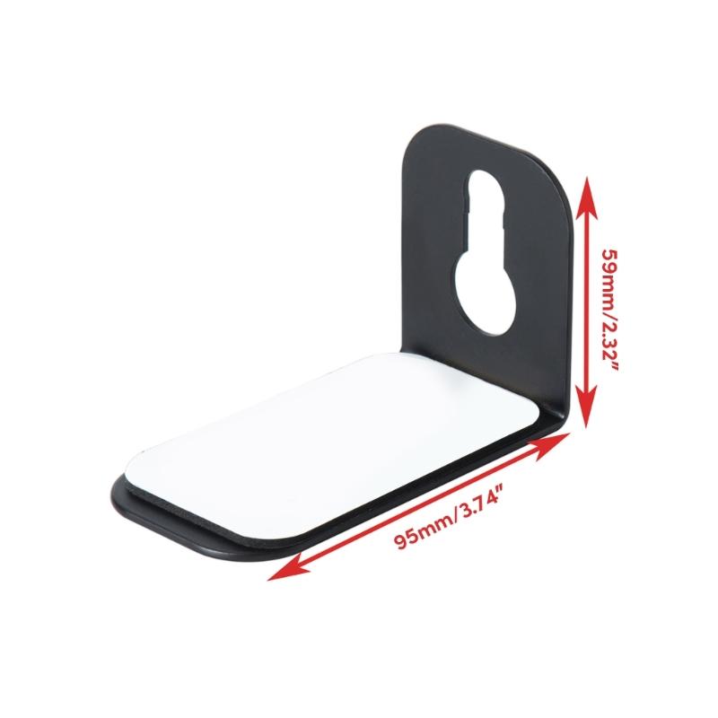 Speaker Wall Mount Stand Holder for L Shaped Soundbar Wall Bracket Stylish and Sturdy Metal Brackets