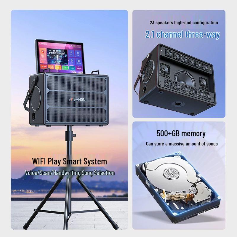 Sansui Portable Karaoke System E28PLUS