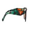 Prada Simple and Fashionable Plate Irregular Shape Optical Frame Women's Tortoise Shell Color
