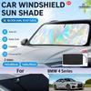 For BMW 4 Series Foldable Front Windshield Sun Shade UV Reflective Sun Protection Cover Car Interior Accessories