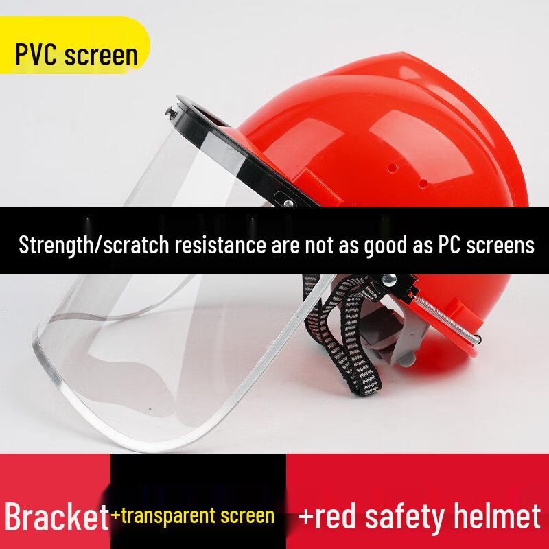 Industrial Safety Helmet with Face Shield