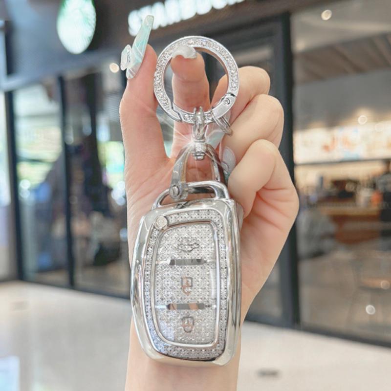 White Diamond TPU For Hyundai Ix25 Ix35 Ix45 Tucson Sonata Rena Creta Verna Elantra Solaris Mistra Accent Remote Key Case Holder