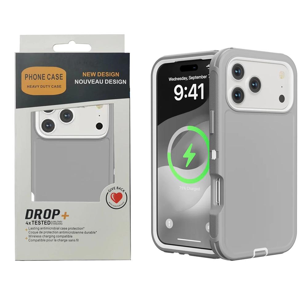 Heavy Duty Rugged Military Grade Phone Case for IPhone 17Pro Max 16 15 14 13 12 Defender Armor Ott Box Anti-Drop Protect Cover