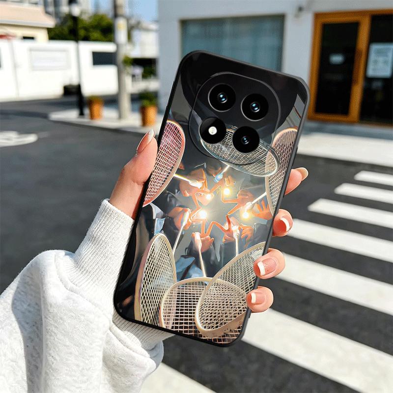 Badminton Sport Soft Phone Case for Xiaomi Redmi Note 12 13 14 15 Pro Plus 11 12S 11S 11T 10 4G Black Cover Back Shell
