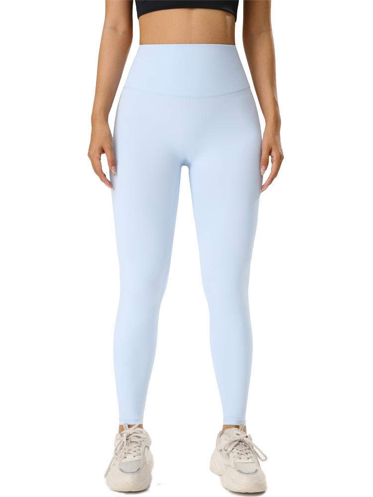 Peach Butt-Lifting High-Waisted Yoga Pants for Running, Pilates, and Fitness