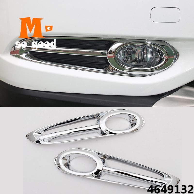 

Для Honda Vezel HRV HR-V ABS Chrome 2014 15 2016 2017 2018 аксессуары передняя задняя задняя противотуманная фара рамка крышка отделка