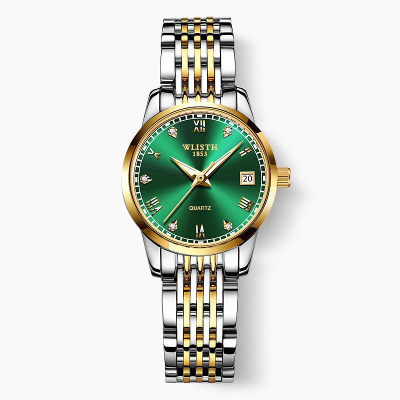 Wolis Men's Waterproof Quartz Stainless Steel Automatic Watch