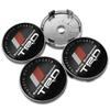 4Pcs 56mm 60mm Car Wheel Center Covers Tire Hub Caps Emblem Stickers For Toyota TRD GR SPORT Avensis Prius Rav4 Auris Yaris Aygo