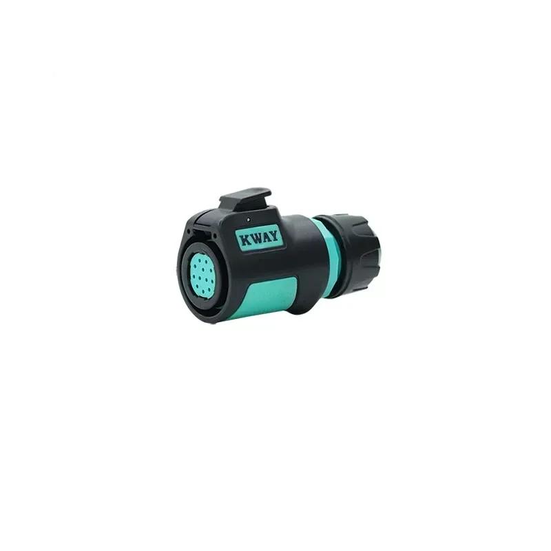 KWAY K20 M20 2 3 4 5 7 9 12 Pin Waterproof IP68 Connector Electro Mechanical Screen UAV Panel Aviation Female Plug Male Socket