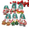 2Pcs/Set 2026  Christmas Hair Accessories Girls Festive Santa Claus Hair Ties Cute Red Hairpin Kid Holiday Party Hairpins