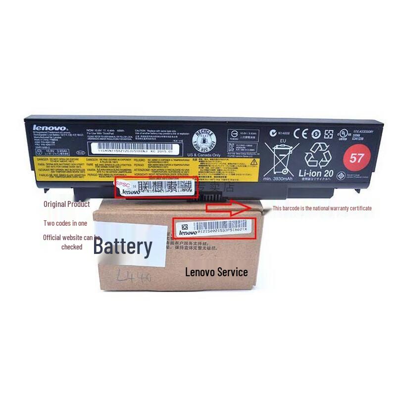 Lenovo Original 6-Cell ThinkPad Laptop Battery