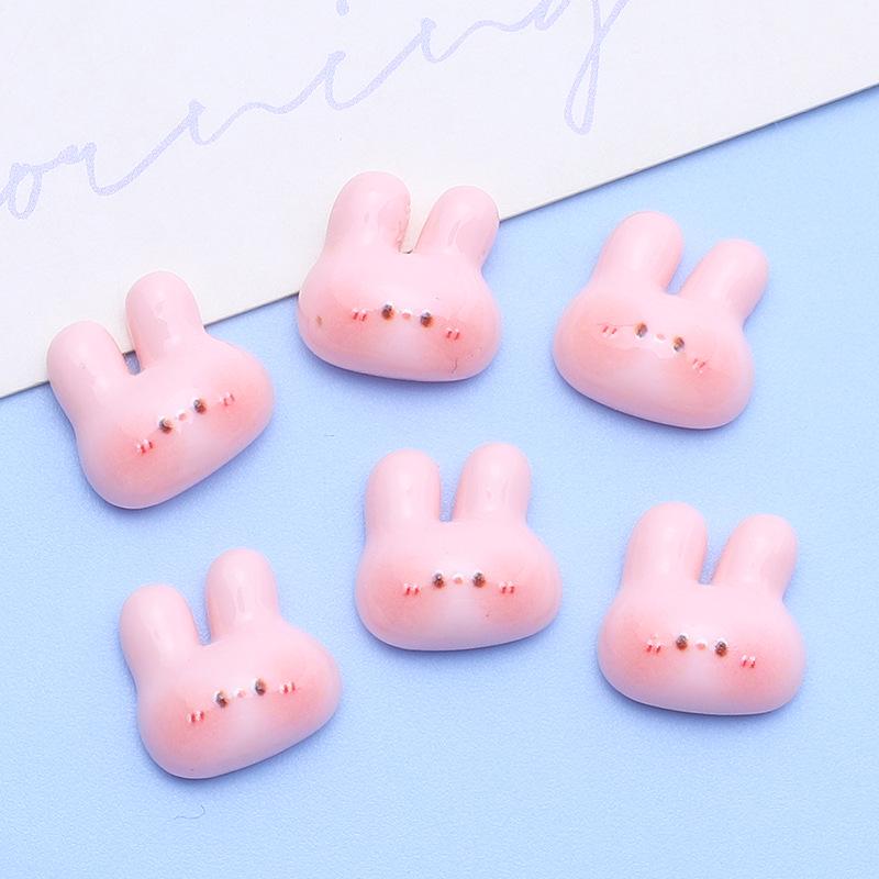 Red-Faced Rabbit Glossy Nail Art & DIY Cream Glue Resin Accessories