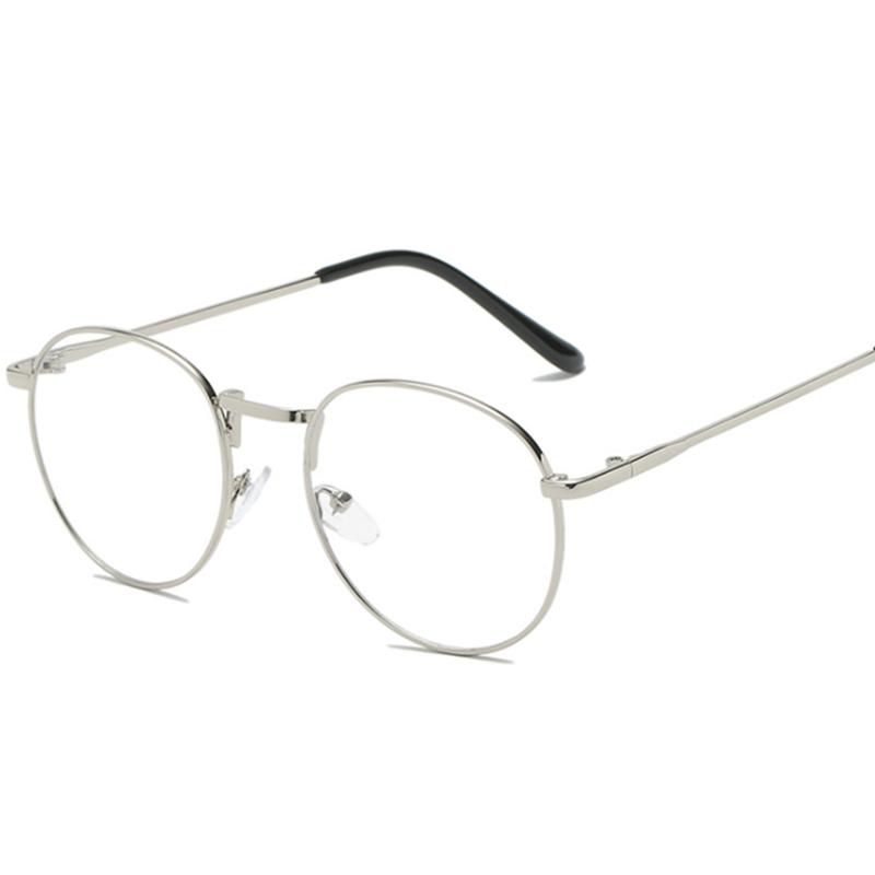 

Retro Reading Glasses Men And Women Brand Designer Round Optical Eyewear Trend Metal Glasses +50 +75 +100 +150 +200 +300 To +600 0