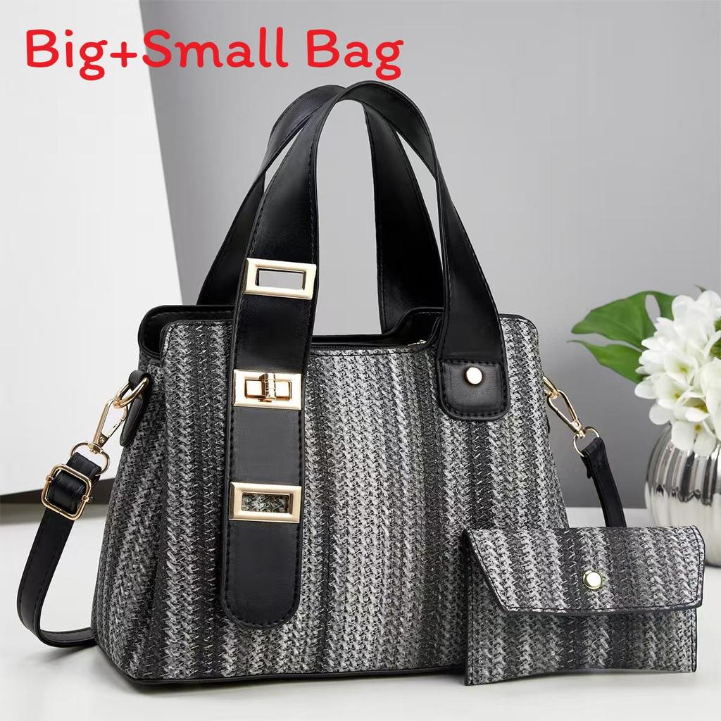 

Minimalist Urban Style Crossbody Bag With Inner Pouch And Adjustable Strap чёрный
