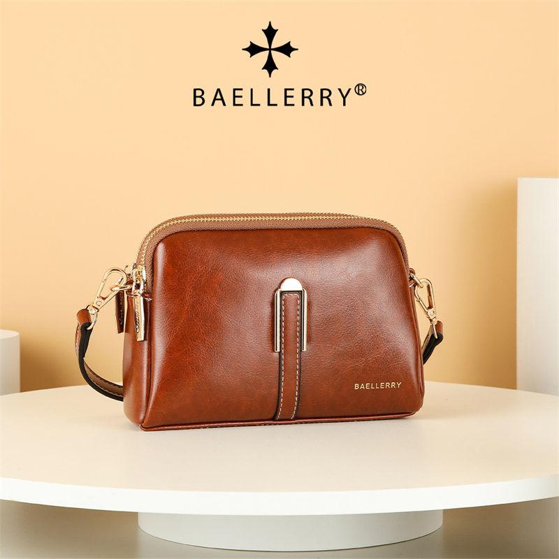 Baellerry Women Fashion Shoulder Bags Casual Design Artificial Leather Square Zipper Purse for Ladies Crossbody Messenger Bag GZW