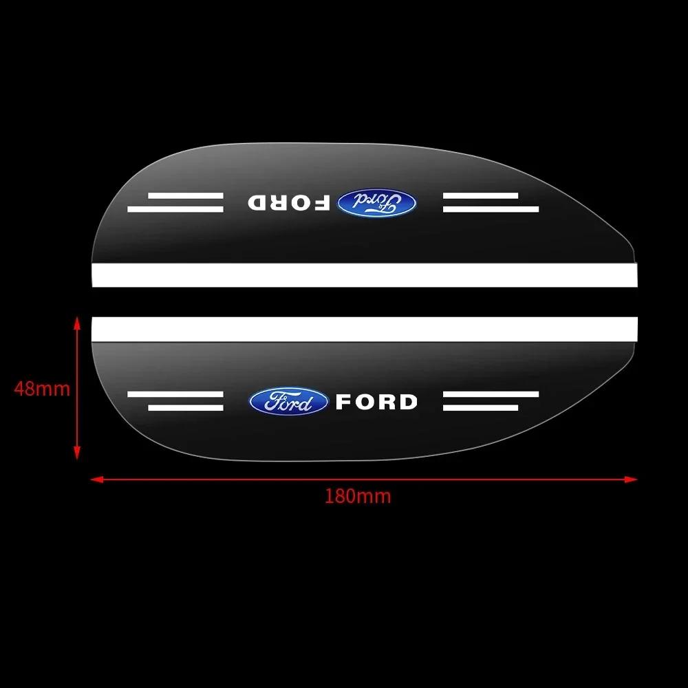 Adesivo per Auto Ford 2 Pezzi Specchietto Retrovisore Laterale Posteriore Auto Visiera Sopracciglio Pioggia Accessori Auto Per Ford Focus mk2 3 Mustang Ranger Fusion M