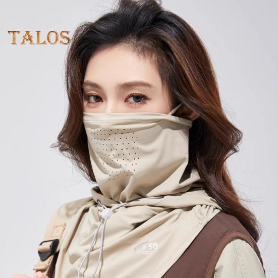 Protection solaire pour le visage, chapeau, cache-cou, UPF 50+, respirant, rafraîchissant, en soie glacée, pour l'été, le cyclisme en plein air, pour femmes, capuche, bandana, écharpe, visière