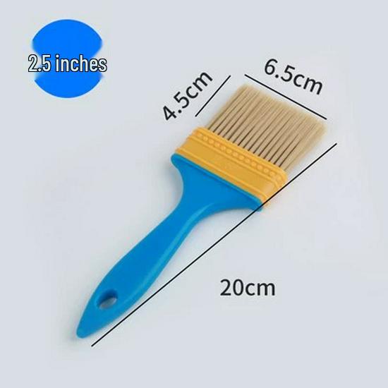 Nylon Bristle Cleaning and Painting Brush Set – Small, Hard, and Soft Bristles for Barbecue, Dust Removal, and Oil Painting