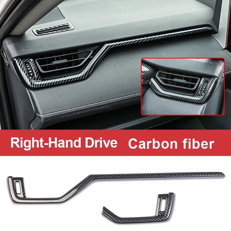For Toyota RAV4 XA50      2024 Hybrid Car Central Control Dashboard Air Outlet Vent Strip Trim Cover Sticker