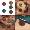 Magnetic Leather Bookmarks with Elastic Pen Holder Slot Magnetic Book Page Clip for Journal Planner Notebook Book Novel