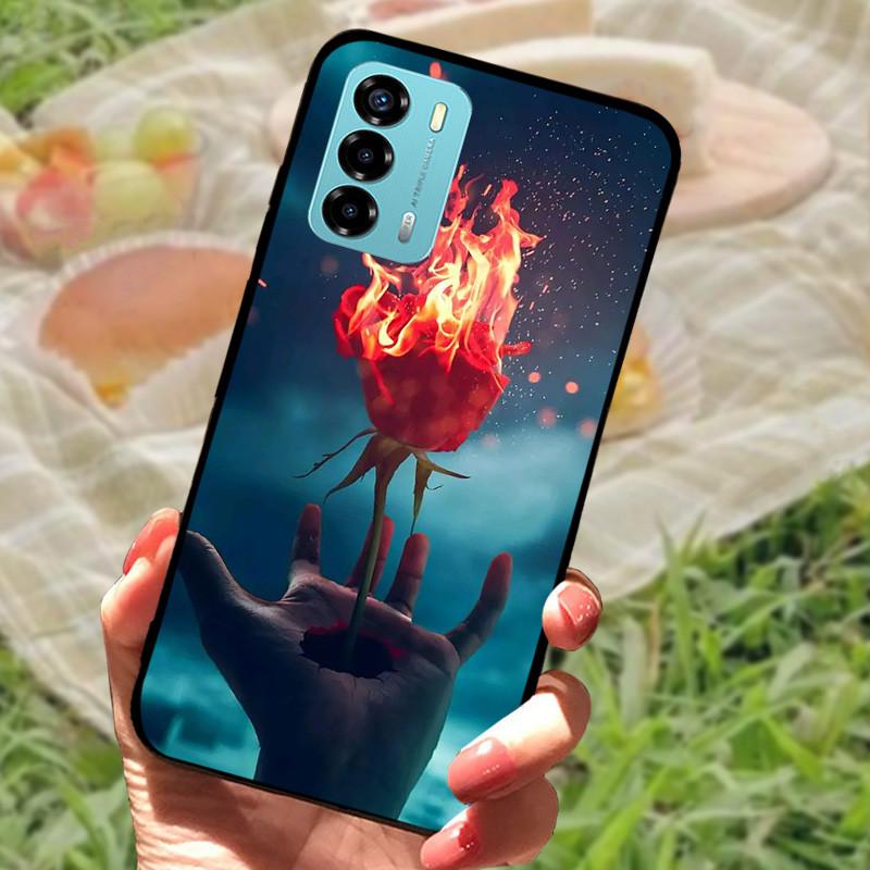 For ZTE Blade V40 Vita Case Marble Cover Shockproof Silicone Phone Cases For ZTE Blade V40 Vita V 40 Vita Back Cover Bumper