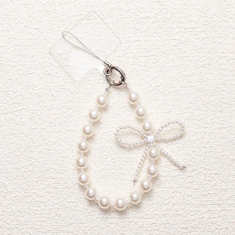 Von Douyin inspirierte Handy-Lanyard mit Kristallperlen: Exquisites, Handgefertigtes, Anti-Verlust-Zubehör
