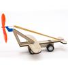 10pcs 2 Colors Rubber Band Powered Propellers Plastic Car Propeller  For Student Airplane Projects