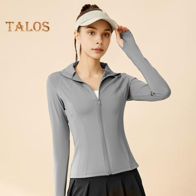 Women's Sun Protection Athletic Jacket Full Zip Long Sleeve Sun Shirts Quick Dry Workout Jackets for Running Yoga Cycling Hiking