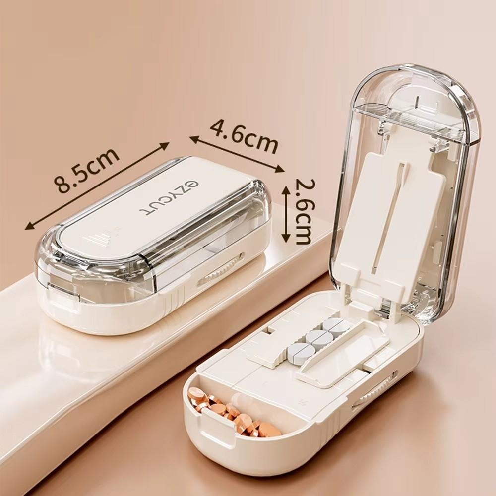 Moisture-proof Quartering Pill Cutter Medicine Cutting Pill Cutter Splitter  for Home&Travel