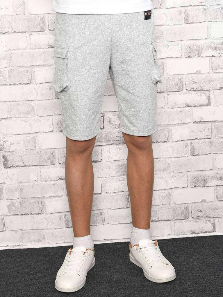 Kids Boys Cargo Fabric Shorts