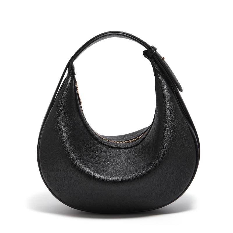 

FOXER Women s Shoulder Bag PU Leather New Lady Crescent Underarm Bag Fashion Minimalist Crossbody Bag for Daily Casual Outfit