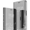 Case - LuffyShop - Redmi Note 9 Pro - PU Leather - Silvery - Cover with Mirror