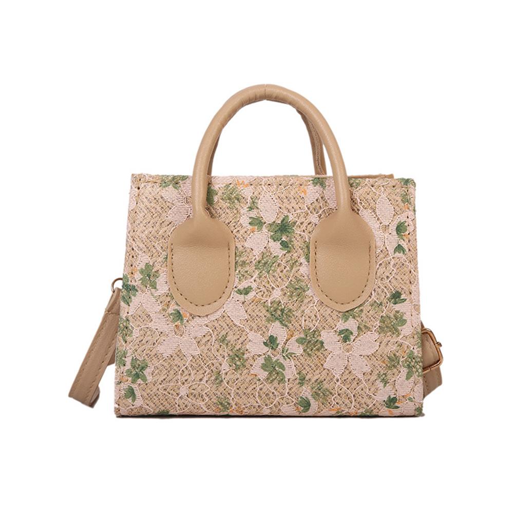 Crossbody Bag Soft Straw Bag Straw Purse CROJUYI Straw Shoulder