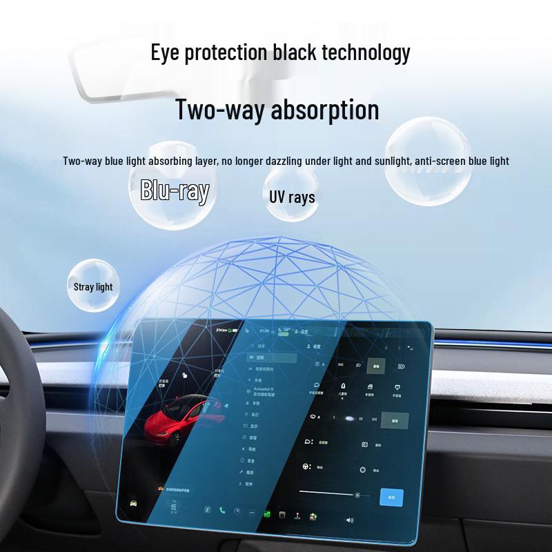 Tesla Model Y/3 Tempered Film for Center & Rear Screens