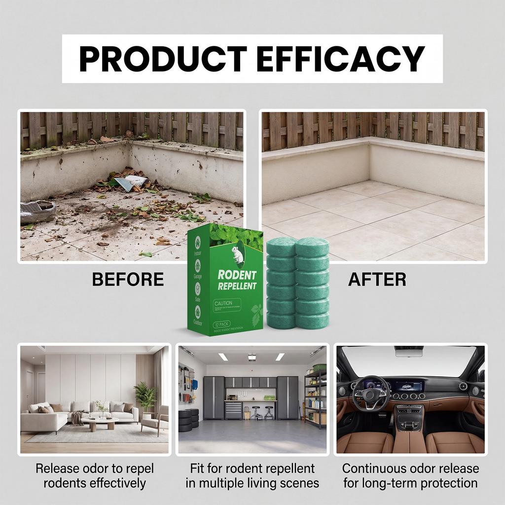 Qutixuan Daily Indoor And Outdoor Rodent Prevention Furniture That Resists Gnawing. Gentle And Natural Scent, Convenient To Use.