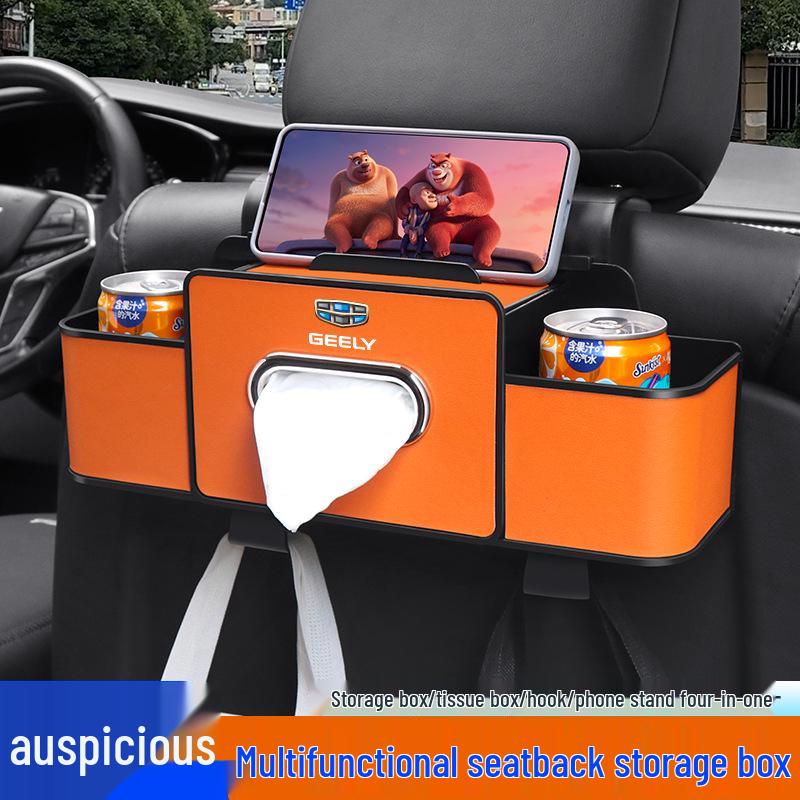 Geely Car Seat Storage Box & Cup Holder for Xingyuan, Xingyue L, Xingrui, Emgrand, Boyue Pro.