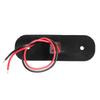 1/6pcs 12V 24V 3 LED Car External Side Marker Warning Light Oval Clearance Signal Brake Trailer Truck Lamp Truck Lorry Bus