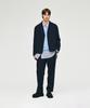 Ziosongzio [Collection] Three-Button Lapel Detachable Jacket Navy Bi2Jk263Ny