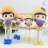 Creative 4-People Love Family Dolls Home Furnishing Resin Characters Ornaments Home Decor Crafts