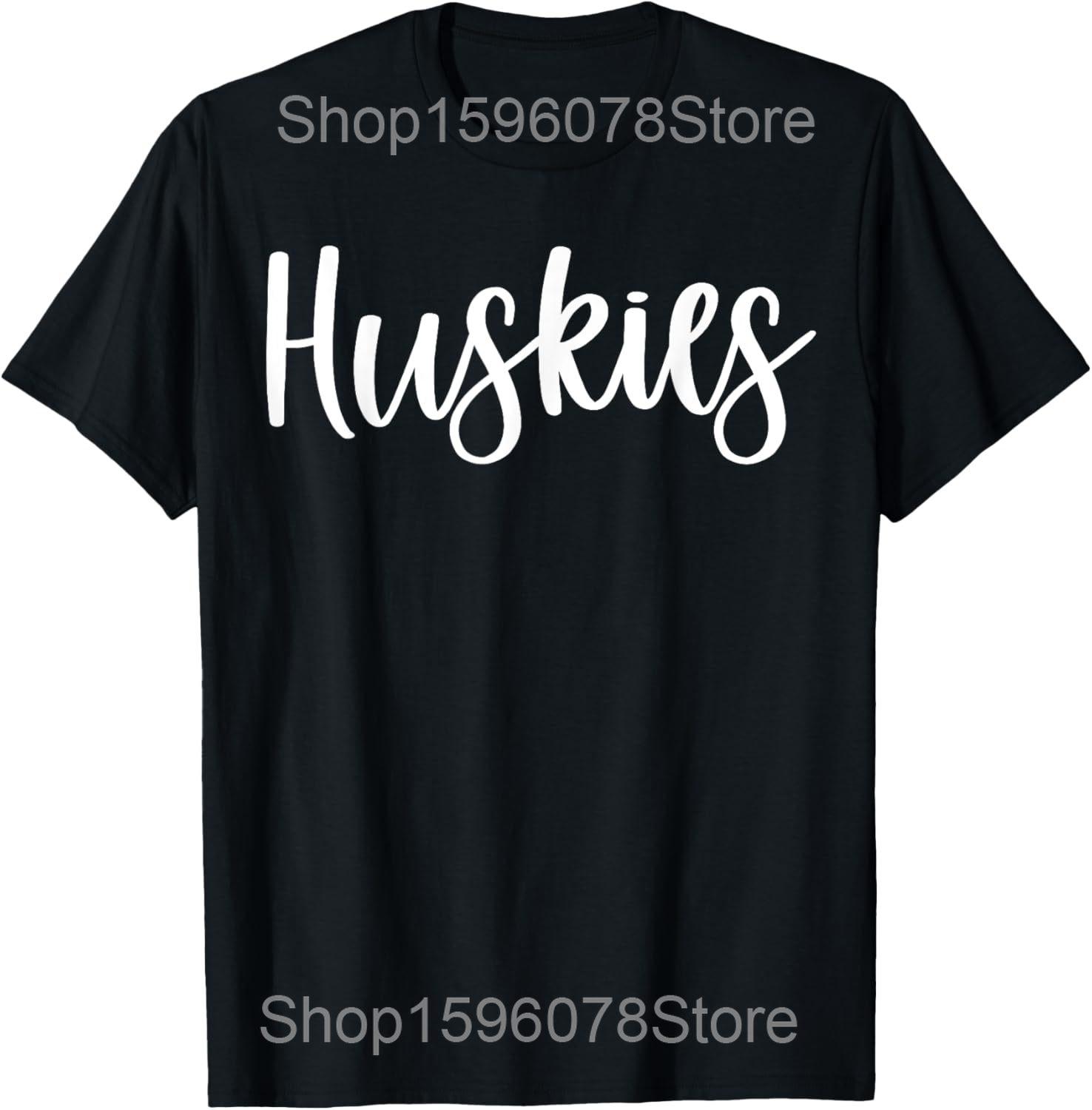 

Funny Siberian Husky Lover Cute Huskies Dog T Shirts Men Cotton Humor Streetwear Tee Shirt Short Sleeve Unisex Loose Clothing 4XL