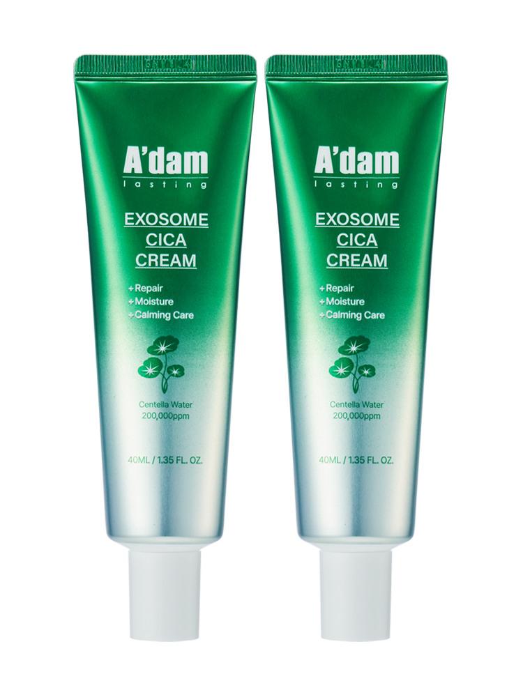 Moisturizing, Soothing, Barrier-Improving, Repair Exosome Cica Moisture Cream 40ML 1+1 40ml x 2