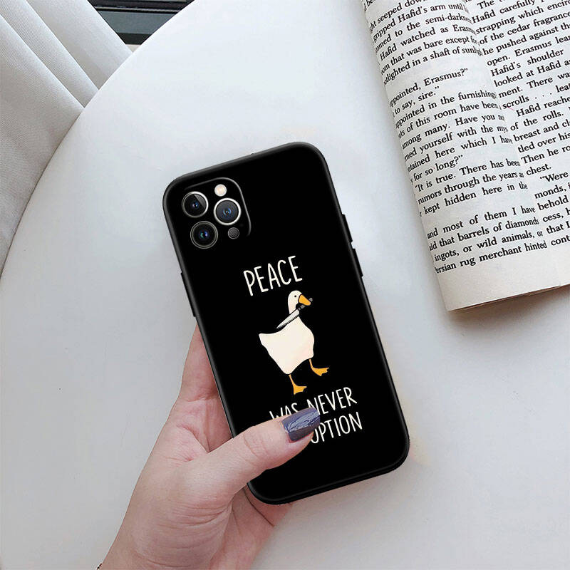 MH52 DUCK Cartoon Phone Shell Case for iPhone 7 8 11 12 13 14 15 16 17 16E XS Pro Max XR X SE Air