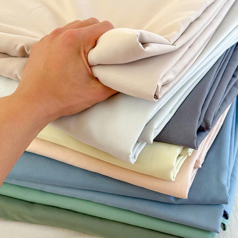 Solid Color Washed Cotton Duvet Cover Home Textile Single Duvet Cover Home Double Duvet Cover
