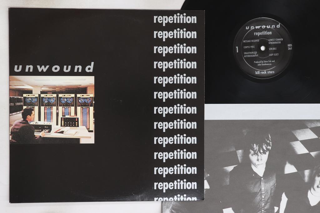 LP Record UNWOUND  Repetition KRS261 KILL ROCK STAR 1996 US Rock Used