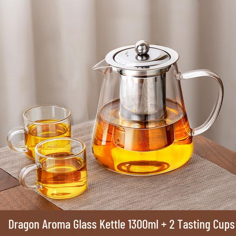 ZISIZ Glass Teapot for Home