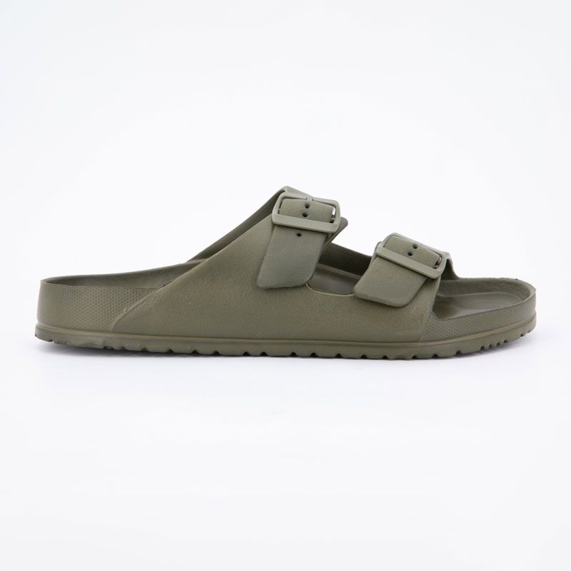 

Мужские низкие мюли AMERICAN COLLEGE на плоской подошве с двойными ремешками 43 хаки