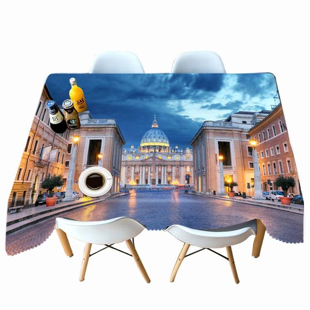 

Утолщенная хлопковая скатерть с узором «Красный замок» прямоугольная/круглая скатерть для свадьбы, пикника, вечеринки 40 X 40CM