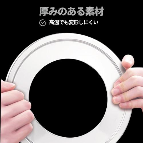 Desirable Chinese Steamer Stand, Steaming Plate, Durable Stainless Steel, Fits 21.3-24cm Pots and 15-21cm Steamers (24cm)