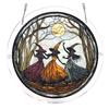 Halloween Acrylic Jigsaw Puzzle Suncatcher Stained Glass Style DIY Sun Catcher