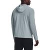 Under Armour Solid Color Zip Hoodie Jacket Men Jackets Blue 1374495-465